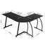 Appel L-Shaped Metal Base Writing Desk-32086588