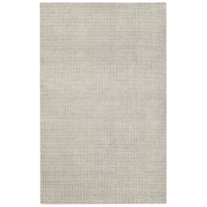 Daila Wander Area Rug, Rectangle 5' x 8', Ivory / Gray