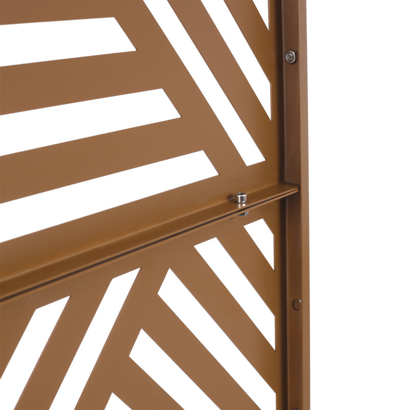 Écran d'intimité extérieur et intérieur H 76 po x l 48 po, Brun