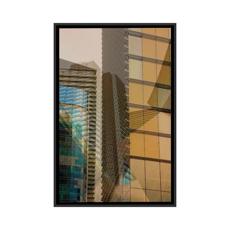 «Double Take II», impression sur toile, Toile avec cadre noir, Pas de tapis, H 26 po x l 18 po x P 1,5 po