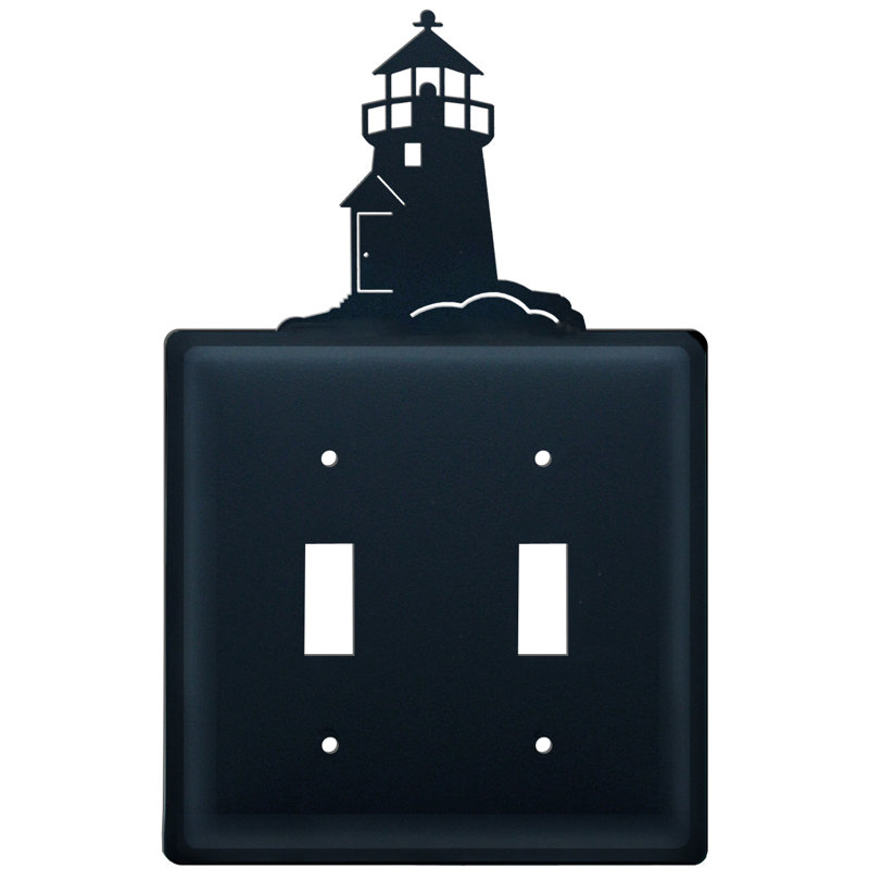Lighthouse 2-Gang Toggle Light Switch Wall Plate