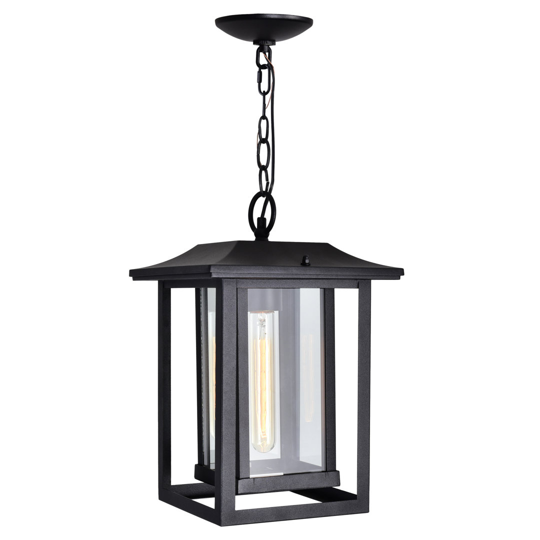 Ivette Classic Outdoor 1-Light Hanging Lantern for Patio, Garden, and Backyard Alcott Hill®