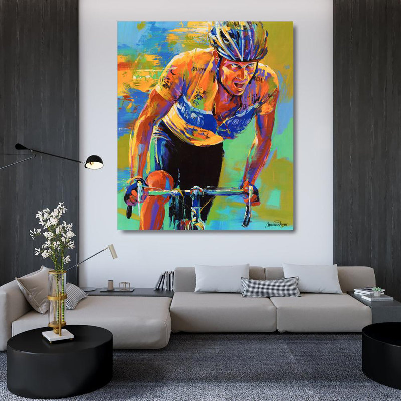 Lance Armstrong - 7 fois champion du Tour de France, H 43 po x l 36 po