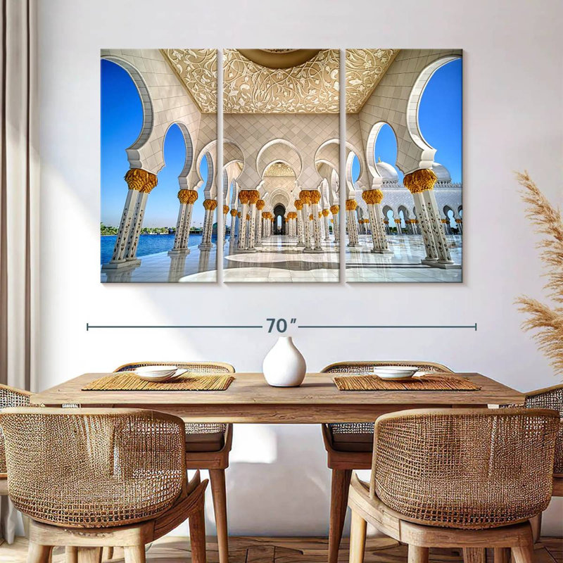 Nicci Elegant Sheikh Zayed Mosque, 42" H x 65" W