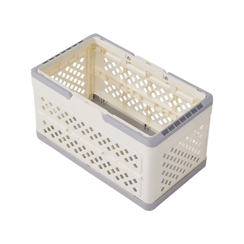 17 Stories Polyethylene Plastic Decorative Basket, 22cm H x 39cm W x 27cm D