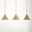 Castle 3 Light Steel Dimmable Pendant