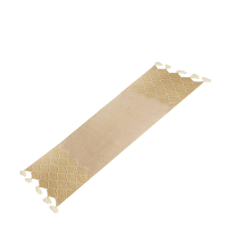 Groff Classic Honeycomb Cotton Table Runner