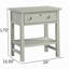 Finley 1-drawer Storage Nightstand - Antique Gray