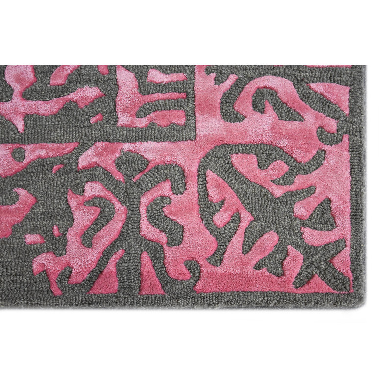 Floral Hand Woven Area Rug, Rectangle 153 x 244cm