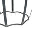 Superbe table d'appoint en bois de manguier avec structure en fer
