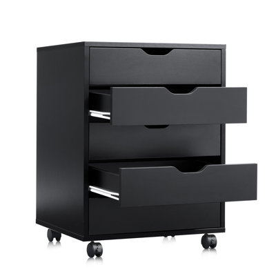 Arijus 5 Drawer 19" W Filing Cabinets