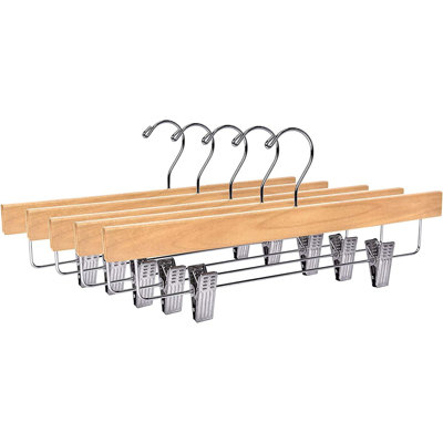 Mekia Wood Standard Hanger for Skirt/Pants