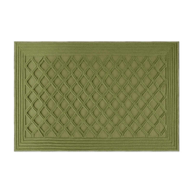 Tapis brun intérieur et extérieur Trellis, Rectangle 9 pi x 12 pi