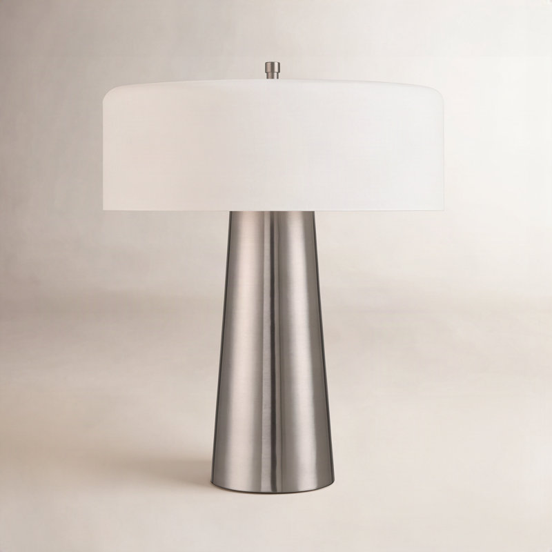 Devina Table Lamp, Silver