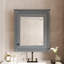 Armoire de rangement murale avec miroir et tablette réglable-1725218687