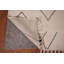 Tapis marocain géométrique ivoire