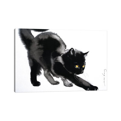 Yoga Strrretch by Soo Beng Lim - Wrapped Canvas Print