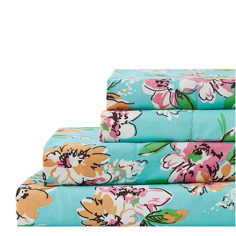 Microfiber Floral Pillowcase