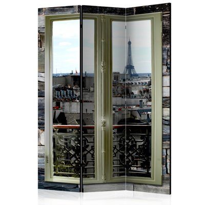 Cleveland Solid Wood Folding Room Divider