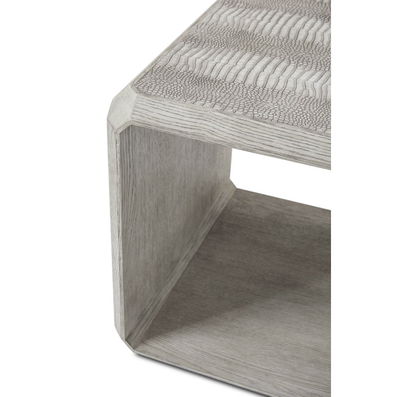 Spencer St. James Side Table, Argento