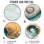 Coastal Spiral Emerald Seashell I - impression d'art moderne en métal vert, coquillage rond, art mural en métal-1982444450