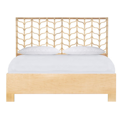 Ivy Twin Platform Bed, Citrus Orange