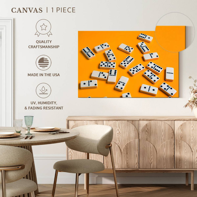Senne Messy Dominoes, 30" H x 45" W