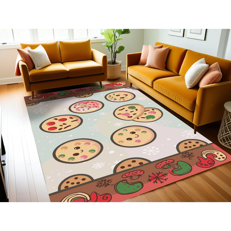 Tapis de vacances East Urban Home, Rectangle 7 pi x 9 pi