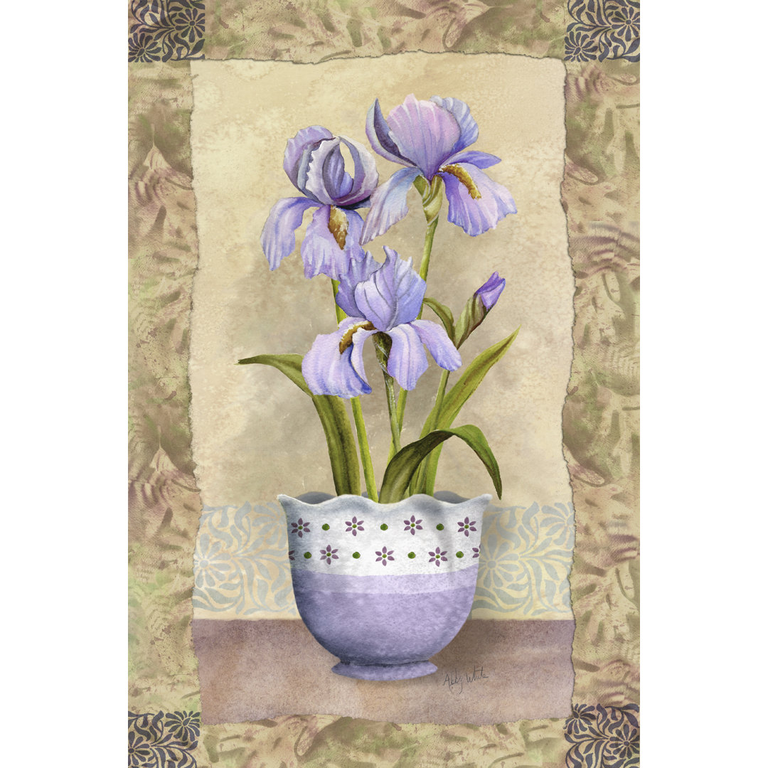 Leinwandbild Spring Iris von Abby White