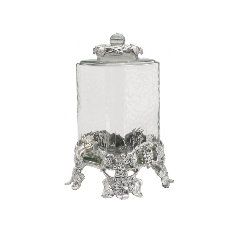 Grape 320oz. Glass Beverage Dispenser