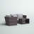 Anndale Rattan Wicker Fully Assembled 3 - Person Seating Group with Cushions-38014174