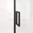 Semi-Frameless Sliding Shower Door, Clear Tempered Glass,Cut Adjustable Width 4"