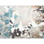 Tapis brun à motif abstrait Rian-582734856