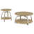 2 pièces: table basse, table de bout