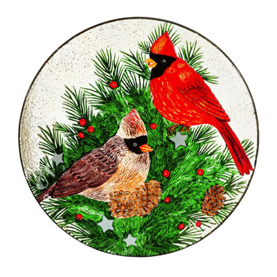 Glass Mosaic Birdbath