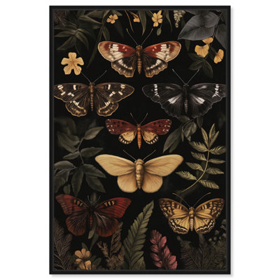 Winged Visitors III Canvas Botanical Decor by 