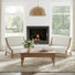Theoren Farmhouse Oversized 3- Piece Living Room Set