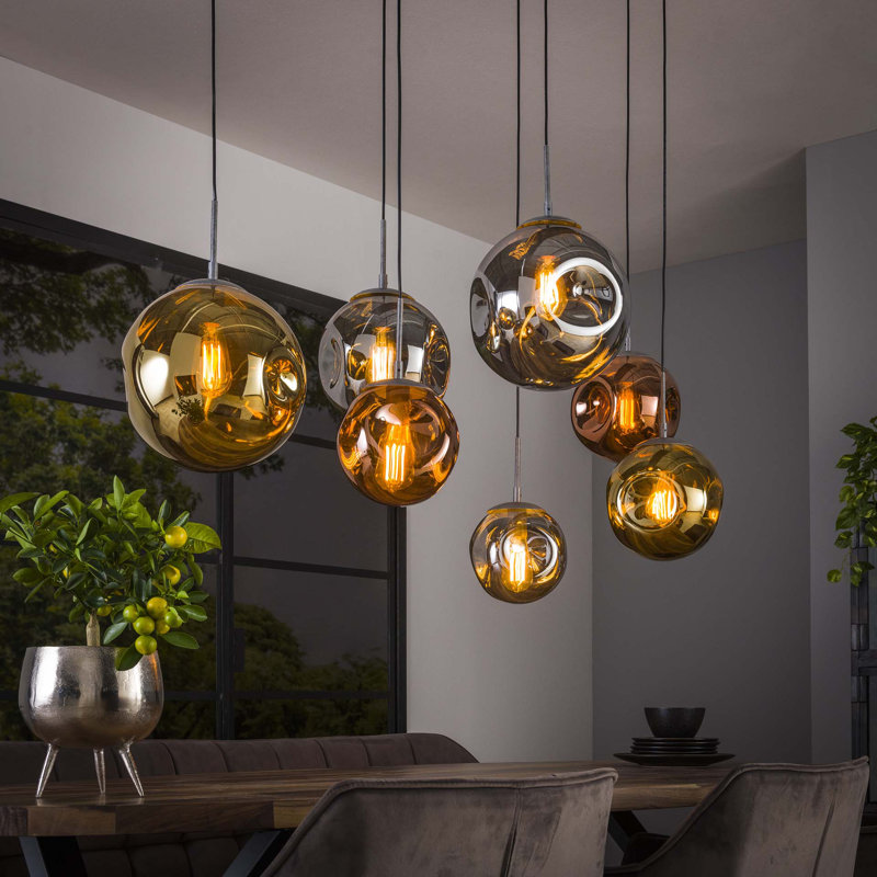 Stratford 7 - Light Cluster Globe Pendant