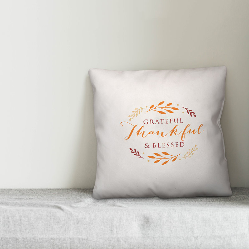 Floral Throw Pillow, 20" x 20"