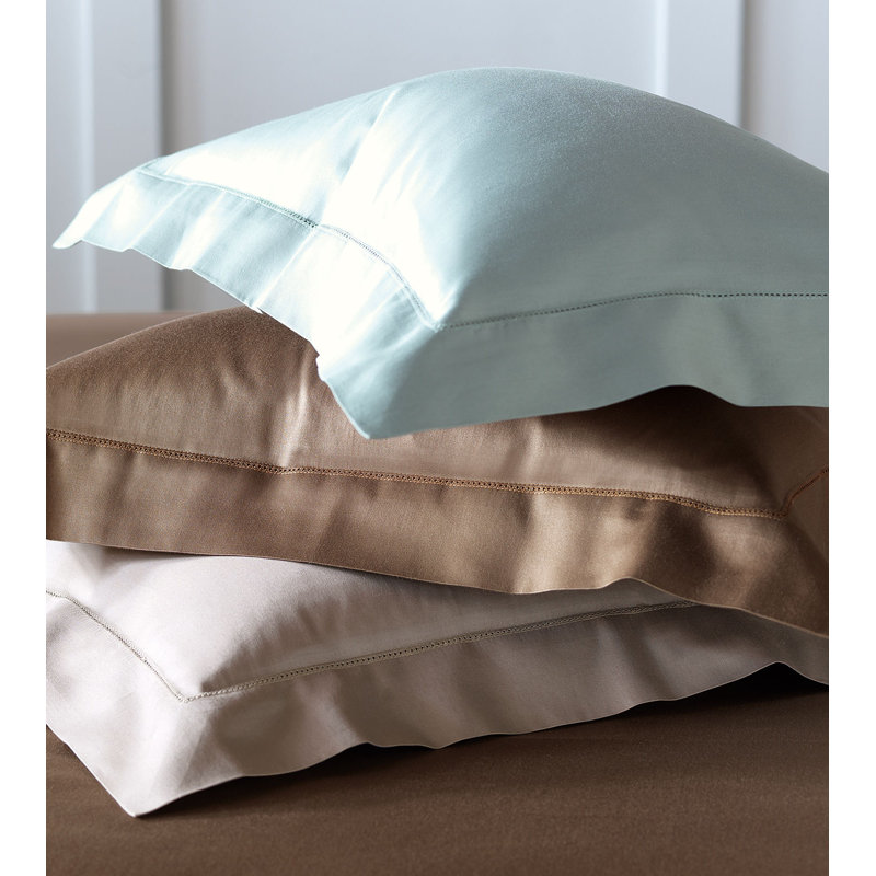 Deluca Cotton Pillow Sham, King, Dove