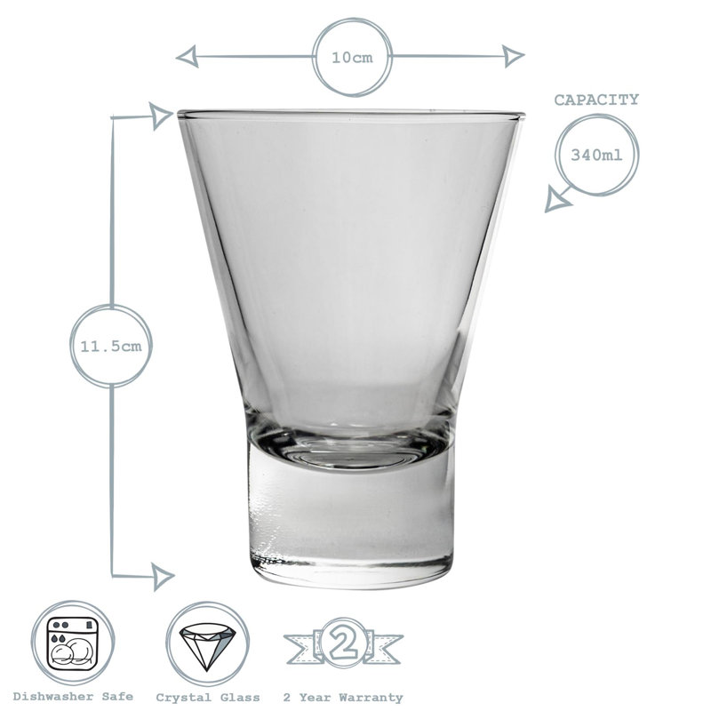 Ypsilon Water Glasses, 12, 150ml