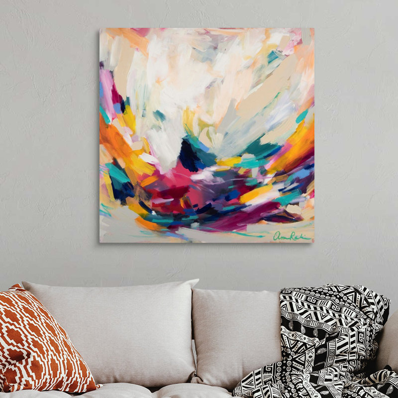 «New Beginnings» par Amira Rahim - reproduction sur toile, Toile tendue, H 36 po x l 36 po, Sans cadre