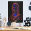 «Neon Mona Lisa» par Momart, art mural en métal-1168315228