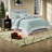 Oversized Cotton Bedding Sets, Aqua Jacquard Coastal Comfort For Home