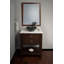 Novatto 16.5'' Black/Silver Glass Circular Bathroom Sink