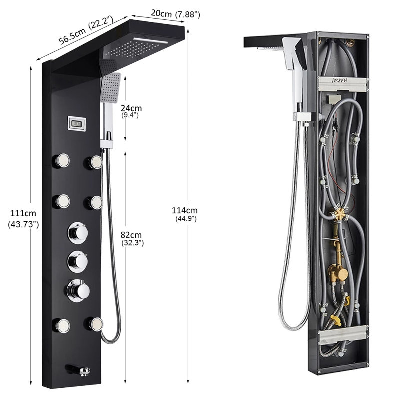 Hulme Shower Tower Panel