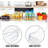 Zulay 4 Pack Clear Refrigerator Organizer Bins - Xl Fridge Organizers And Storage Clear - Ideal Freezer Organizer Bins, Refrigerator Storage Containers, Kitchen Cabinets, Pantry Organization