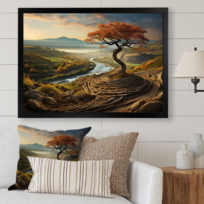 «Scenic surreal vineyard», reproduction d'art sur toile