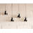 Climbing Man Home Decor Classic Wall-Art Sculpture 4-Pack | Black |