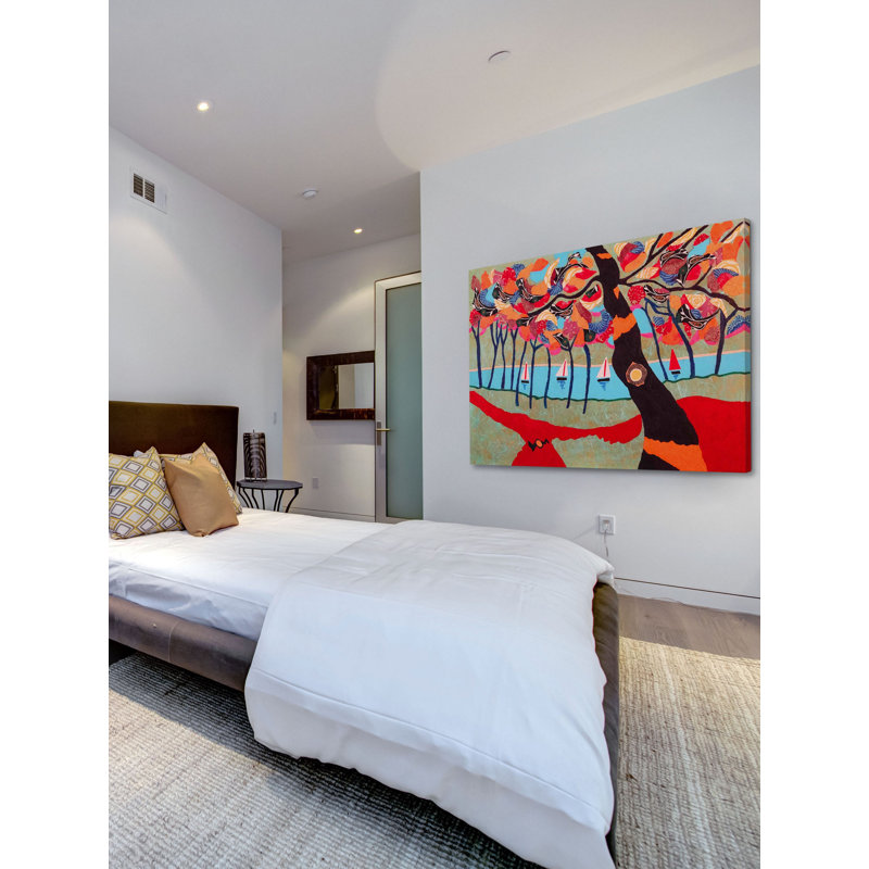 « idyllic series 5 » par lisa me, reproduction d’art sur toile tendue, 30 po x 45 po